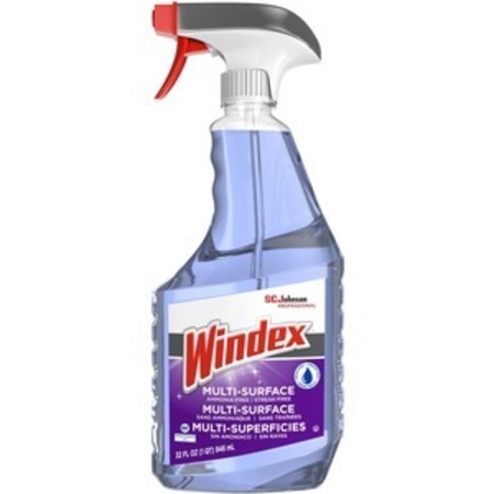 SC JOHNSON Windex, Multsurf, Nonamm, 32Oz SJN322381